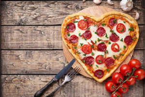 Heart shaped pizza Pizza Made In The Shape Of A Heart